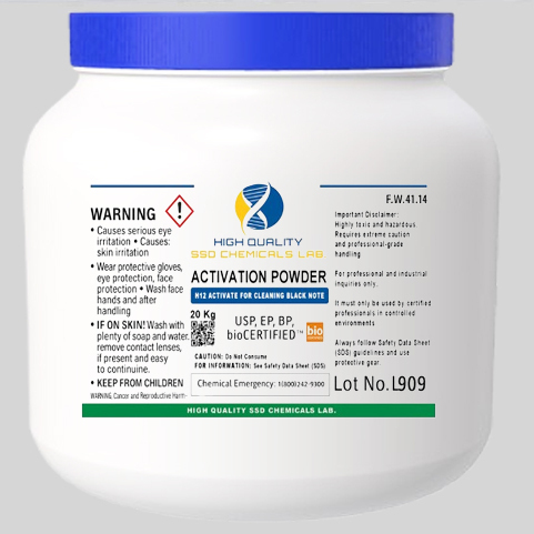 SSD CHEMICAL SOLUTION TO CLEAN BLACK MONEY  (1LTR)